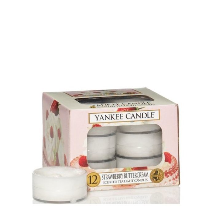 Yankee Candle Yankee Candle Strawberry Buttercream Theelichten