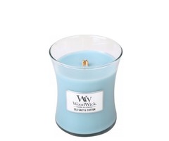 Woodwick Medium Sea Salt & Cotton