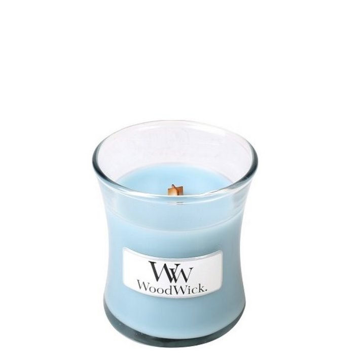 Woodwick WoodWick Sea Salt & Cotton Mini Candle