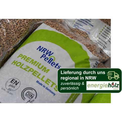 NRW Pellets - Holzpellets Sackware - 990 kg auf Palette