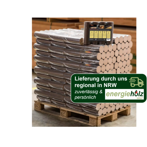 Pollmeier Buchenbriketts Premium - 960 kg auf Palette - Premium Plus