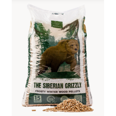 Grizzly - Holzpellets als Sackware - 1050 kg auf Palette
