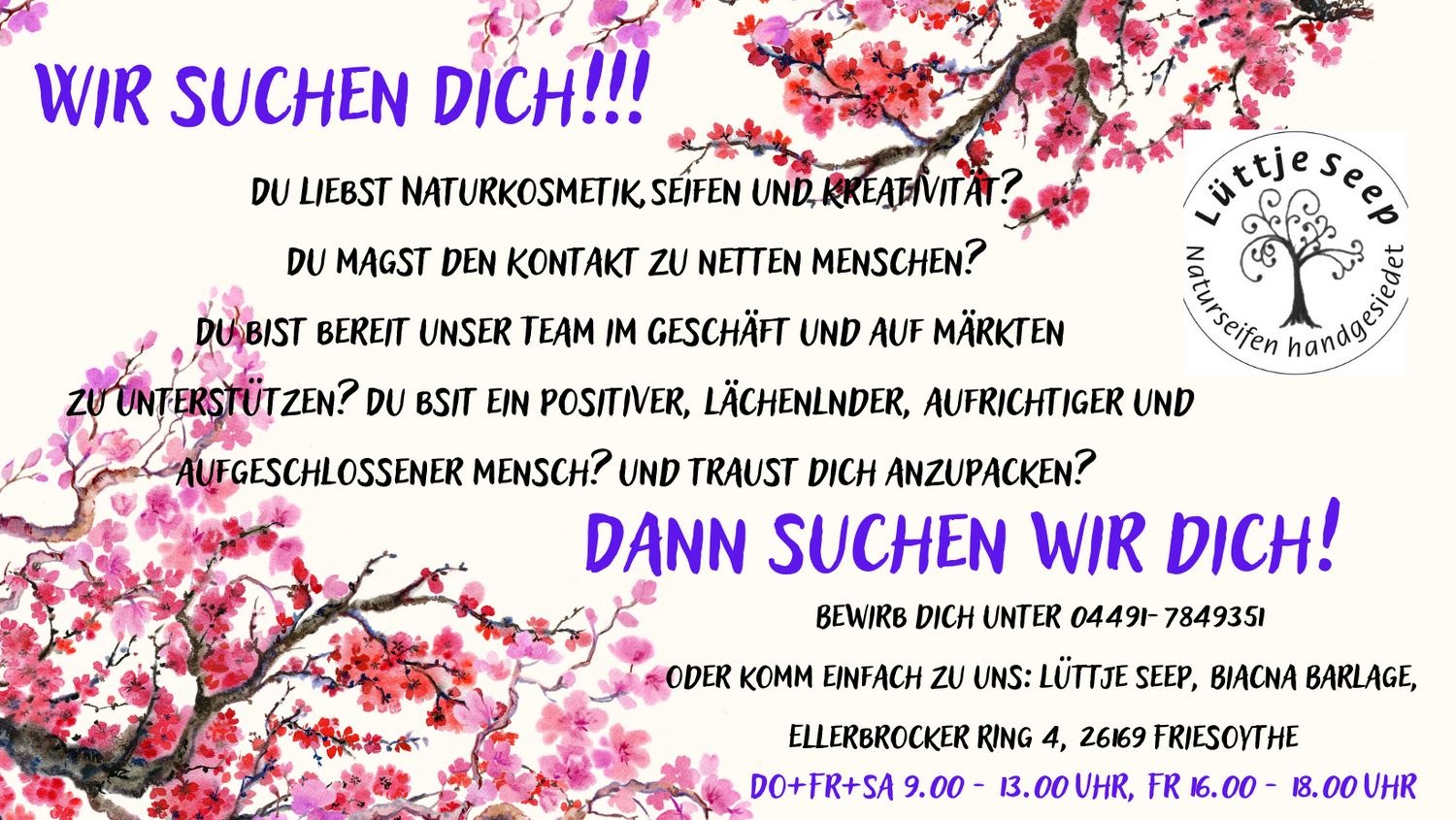 Wir suchen Dich!