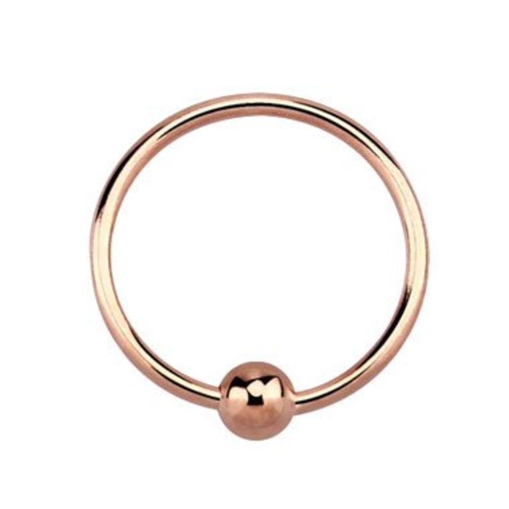 Rose-goud Vergulde Seamless Neus Ring