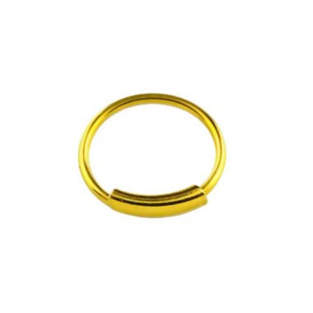 Goud Plated Seamless Neus Ring