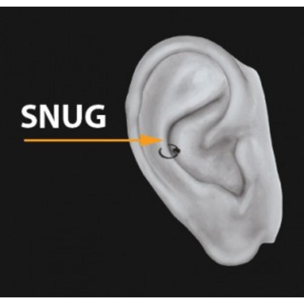 Gold Plated Piercing Ring - Twisted Rope