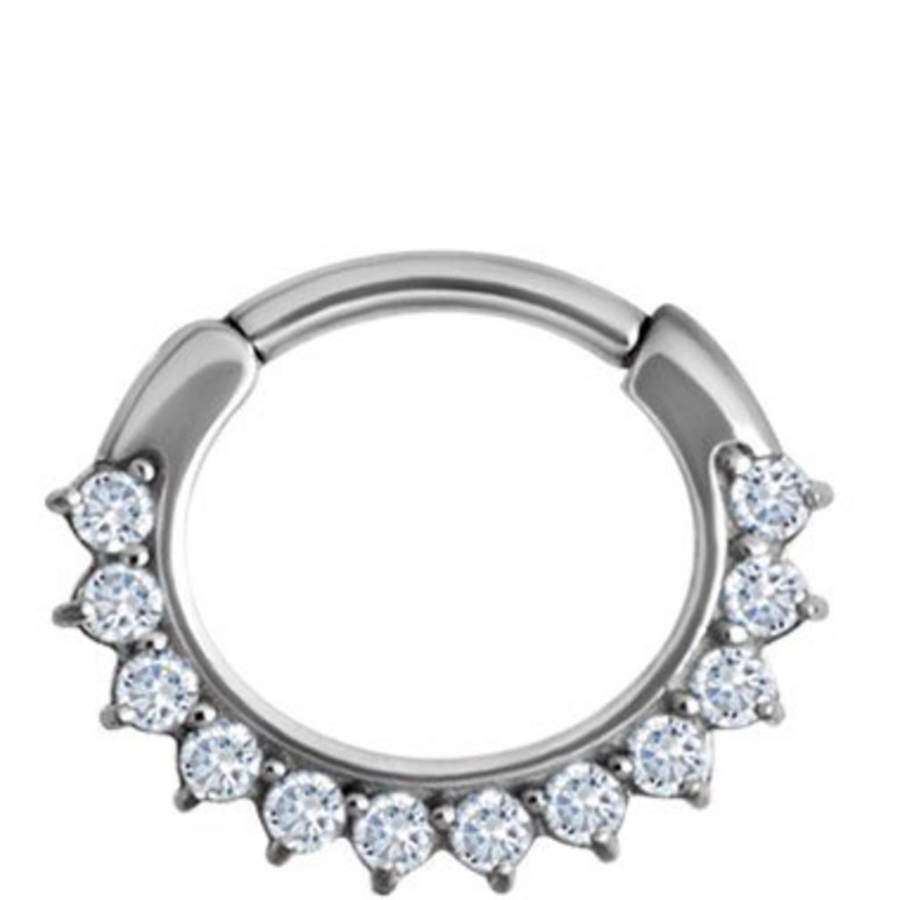 Septum Click Ring - Kristalletjes