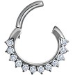 Septum Click Ring - Kristalletjes