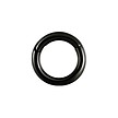 Zwart Chirurgisch Stalen Segment Ring - Basic (1.2mm)