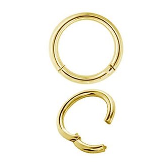2 Micron 18K gold plated Piercing Rings - Piercings Works 2 Micron 18K gold plated Piercing Rings - Piercings Works