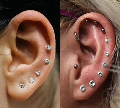 Piercings In Het Oor Piercings Works