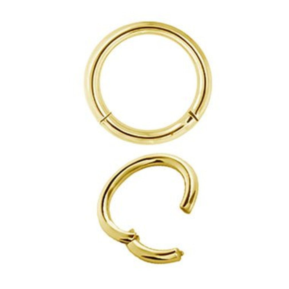 18 Karat Gold Segment Ring - Basic  (1mm)