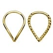 Gold Plated Silver Ear Piercing