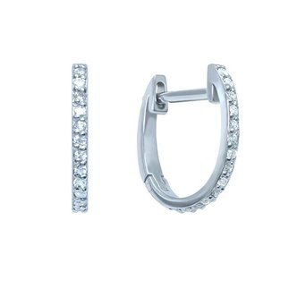 Piercings Works Silver Earrings - Crystals