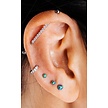 Industrial Barbell - Cubic Zirconia