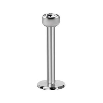 Piercings Works Titanium Labret - Premium Zirkonia