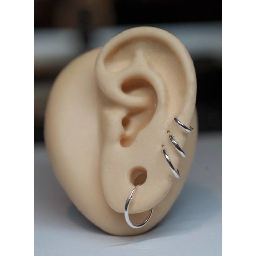 Zilveren Oorbel Set - 4 Paar