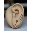 Silver Earrings - 4 Pair Set