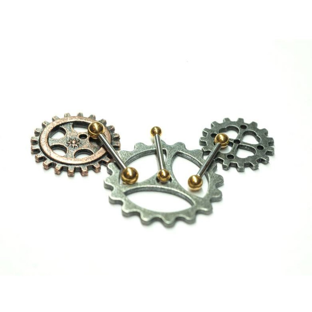 Gold Plated Surgical Steel Barbell - Set