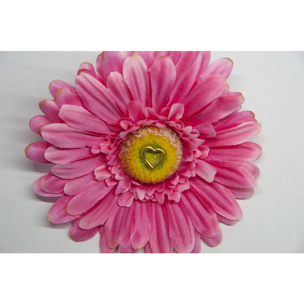 Gold Plated Segment Ring - Heart