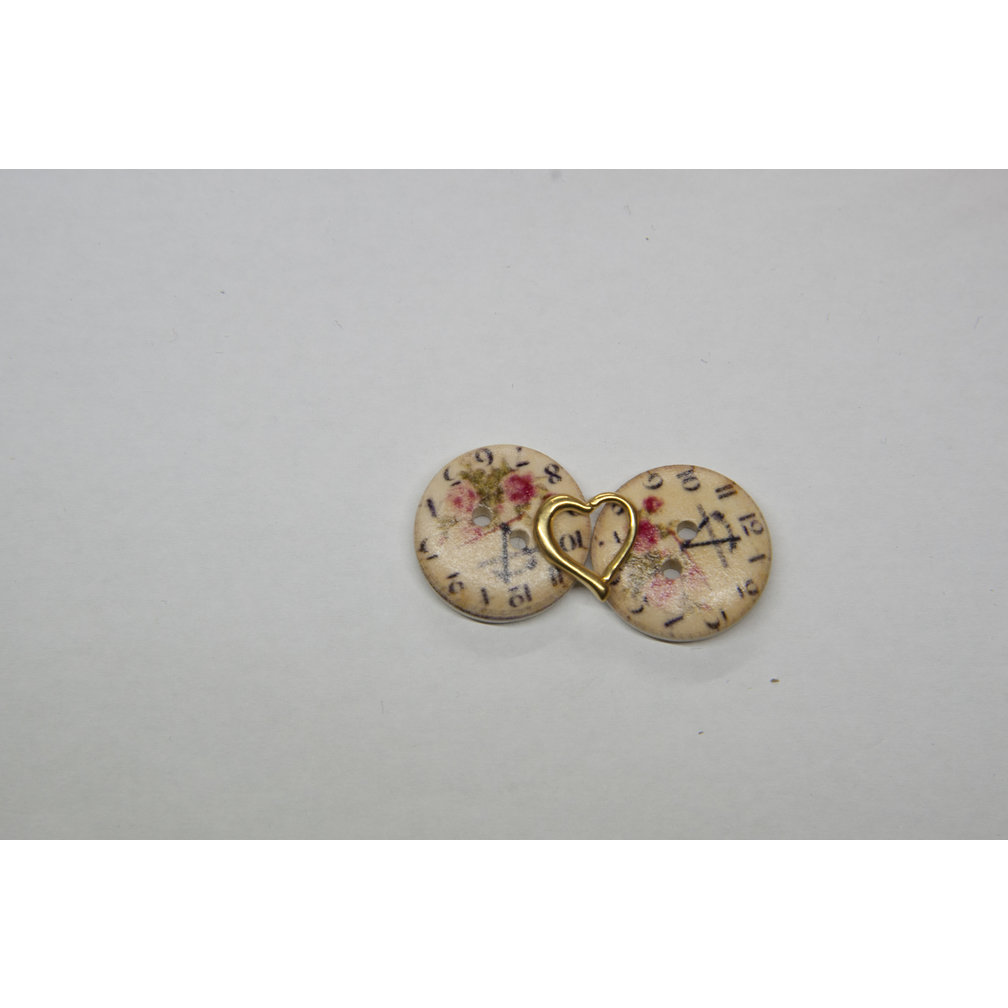 Gold Plated Segment Ring - Heart
