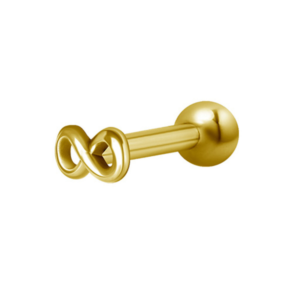 Gold Plated Barbell - Infinity