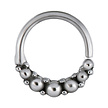 Surgical Steel Nose Ring - Orbs