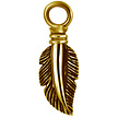 Segment Ring Charm - Feather