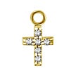 Segment Ring Charm - Cross