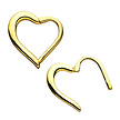 14 Karat Gold  Segment Ring - Heart