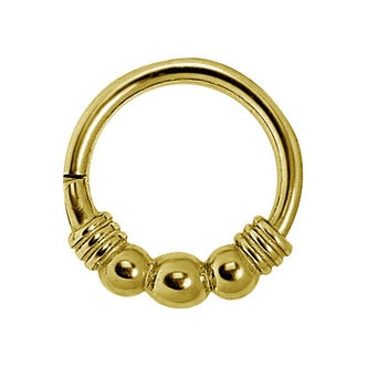 Piercings Works Vergulde Piercing Ring