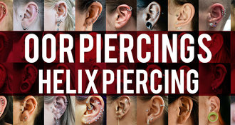 Oor piercings - Helix piercing