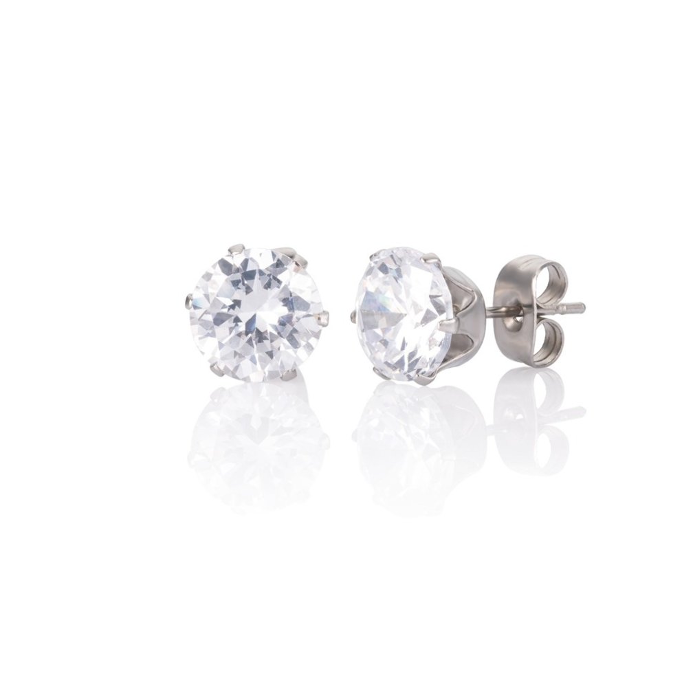 Surgical Steel Earstuds - Cubic Zirconia