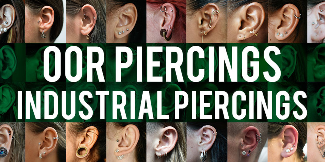 Bedachtzaam halen Geladen Oor piercings - Industrial piercing - Piercings Works