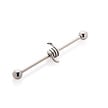 Surgical Steel Industrial Barbell - Spiral