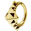 Chirurgisch Staal Click Ring - Tribal