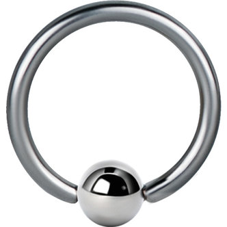 Piercings Works Surgical Steel Ball Closure Ring - Basic