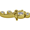 18 Karat Gold Ear Piercing   -  Premium Zirconia