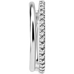 Surgical Steel Click Ring - Premium Zirconia