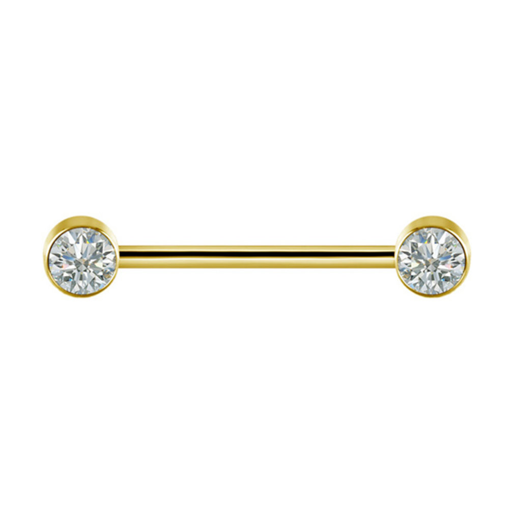 Titanium Tepel Barbell - Premium Zirkonia