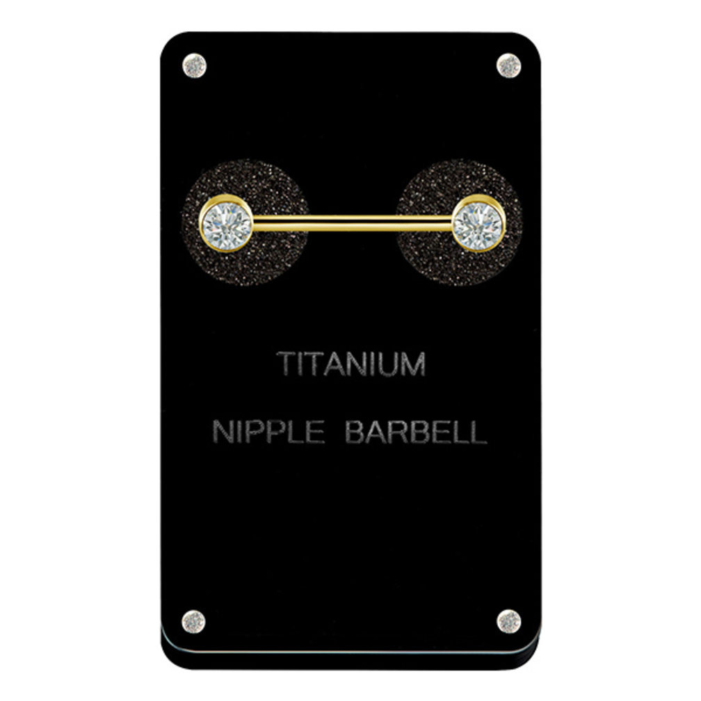 Titanium Tepel Barbell - Premium Zirkonia