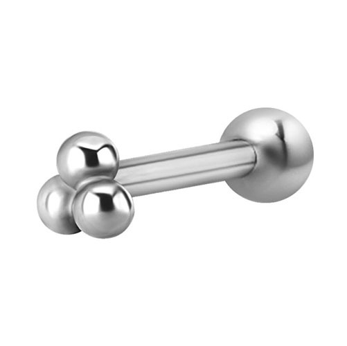 Chirurgisch Stalen Industrial Barbell - Twisted Wire Zilver – AllOver