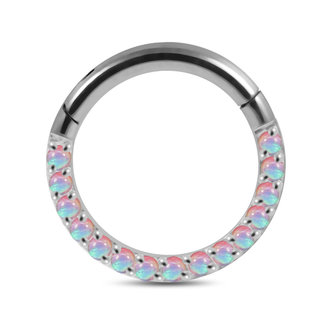 Piercings Works Click Ring - Opaal