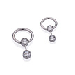 Surgical Steel Ball Closure Ring Double Disc