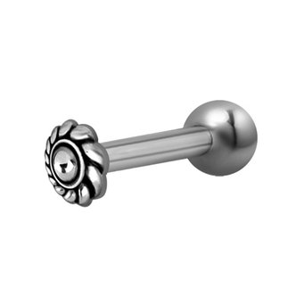 Piercings Works Surgical Steel Barbell - Tribal