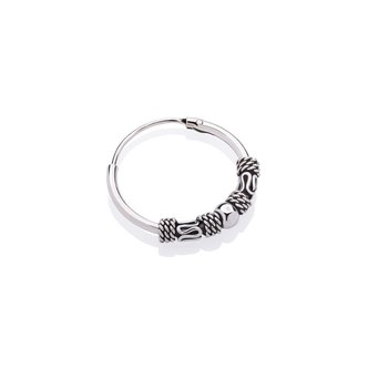 Piercings Works Zilver Oorbel - Tribal look