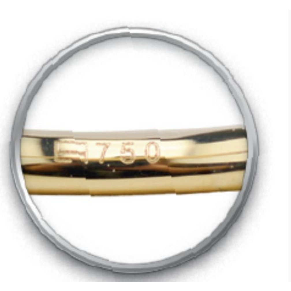 18 Karaat Goud Navelpiercing - Premium Zirconia Teardrop