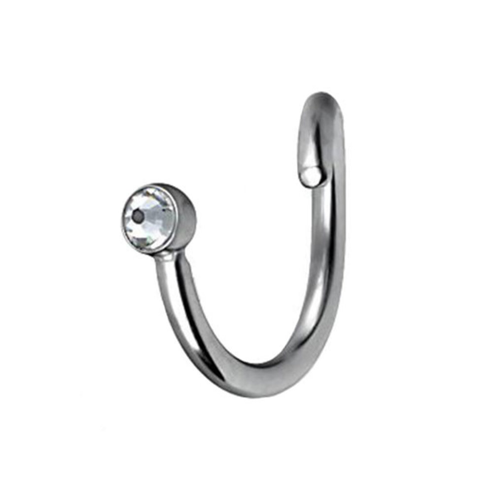 Chirugisch Stalen Ball Closure Ring - Premium Kristalletje