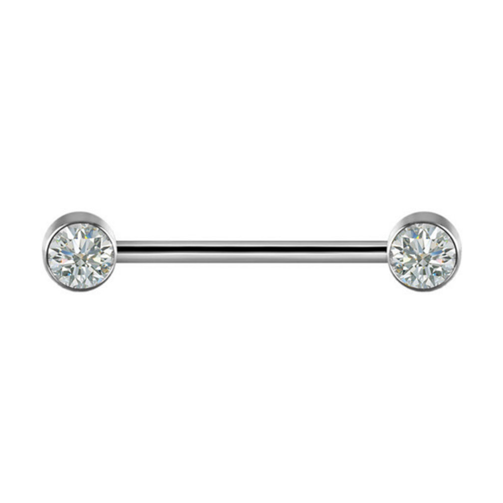 Titanium Tepel Barbell - Premium Zirkonia