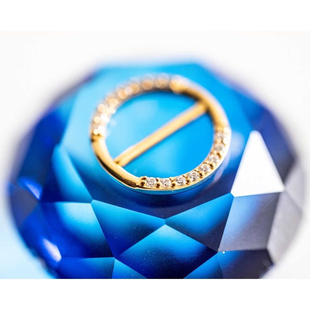 Nipple Clicker Ring - Premium Zirconia